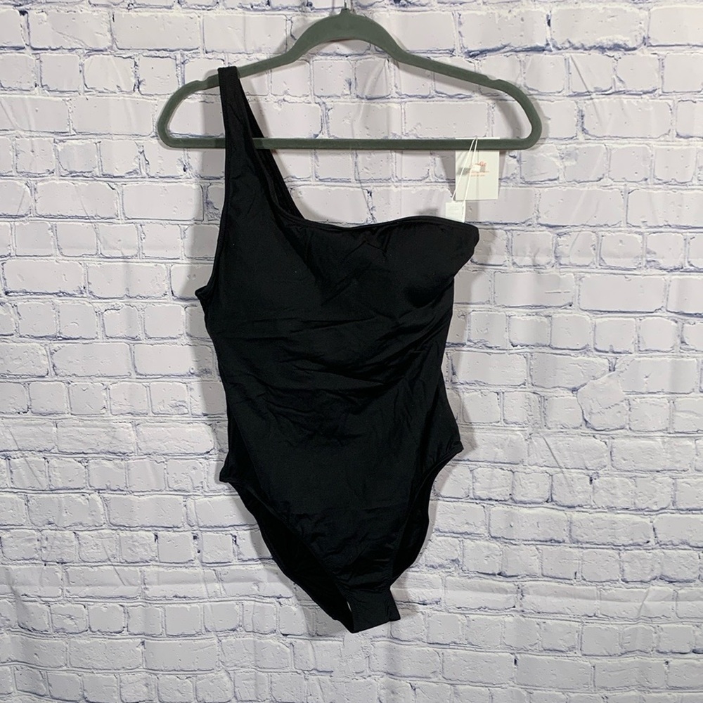 Andie Swim Womens Nantucket One Piece Black Beach Vacation Spring Break XST NWT